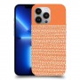 נקודות לבנות בכתום כיסוי מגן קשיח מעוצב ל Apple iPhone 13 Pro יחידה אחת סקרין מובייל
