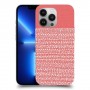 נקודות לבנות בורוד כיסוי מגן קשיח מעוצב ל Apple iPhone 13 Pro יחידה אחת סקרין מובייל