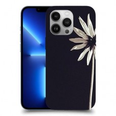 פרח לבן כיסוי מגן קשיח מעוצב ל Apple iPhone 13 Pro יחידה אחת סקרין מובייל
