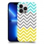 שורות צהובות-ירוקות כיסוי מגן קשיח מעוצב ל Apple iPhone 13 Pro יחידה אחת סקרין מובייל