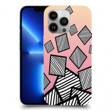 זאברה ריבועים כיסוי מגן קשיח מעוצב ל Apple iPhone 13 Pro יחידה אחת סקרין מובייל