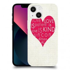 אהבה היא אדיבה כיסוי מגן קשיח מעוצב ל Apple iPhone 13 mini יחידה אחת סקרין מובייל