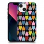 פסיפס קשת לבבות כיסוי מגן קשיח מעוצב ל Apple iPhone 13 mini יחידה אחת סקרין מובייל