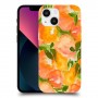 אפרסקים כתומים כיסוי מגן קשיח מעוצב ל Apple iPhone 13 mini יחידה אחת סקרין מובייל