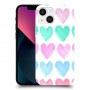 לבבות פסטל כיסוי מגן קשיח מעוצב ל Apple iPhone 13 mini יחידה אחת סקרין מובייל