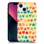 לבבות קשת כיסוי מגן קשיח מעוצב ל Apple iPhone 13 mini יחידה אחת סקרין מובייל