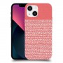 נקודות לבנות בורוד כיסוי מגן קשיח מעוצב ל Apple iPhone 13 mini יחידה אחת סקרין מובייל