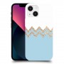 לבן כחול כיסוי מגן קשיח מעוצב ל Apple iPhone 13 mini יחידה אחת סקרין מובייל