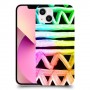 ניאון גיאומטריה כיסוי מגן קשיח מעוצב ל Apple iPhone 13 יחידה אחת סקרין מובייל