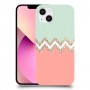 ורוד ירוק כיסוי מגן קשיח מעוצב ל Apple iPhone 13 יחידה אחת סקרין מובייל