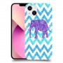 אלפנט סגול כיסוי מגן קשיח מעוצב ל Apple iPhone 13 יחידה אחת סקרין מובייל