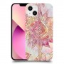 חמניות מוזרה סגולה כיסוי מגן קשיח מעוצב ל Apple iPhone 13 יחידה אחת סקרין מובייל