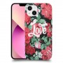 רוז אהבה כיסוי מגן קשיח מעוצב ל Apple iPhone 13 יחידה אחת סקרין מובייל