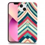 פסים בצבע כיסוי מגן קשיח מעוצב ל Apple iPhone 13 יחידה אחת סקרין מובייל