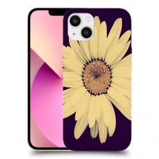 חמניות בשחור כיסוי מגן קשיח מעוצב ל Apple iPhone 13 יחידה אחת סקרין מובייל