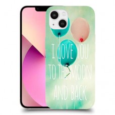 עד הירח ובחזרה כיסוי מגן קשיח מעוצב ל Apple iPhone 13 יחידה אחת סקרין מובייל