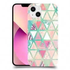 משולשים כיסוי מגן קשיח מעוצב ל Apple iPhone 13 יחידה אחת סקרין מובייל