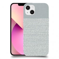 נקודות לבנות אפור כיסוי מגן קשיח מעוצב ל Apple iPhone 13 יחידה אחת סקרין מובייל
