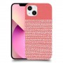 נקודות לבנות בורוד כיסוי מגן קשיח מעוצב ל Apple iPhone 13 יחידה אחת סקרין מובייל