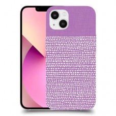 נקודות לבנות בסגול כיסוי מגן קשיח מעוצב ל Apple iPhone 13 יחידה אחת סקרין מובייל