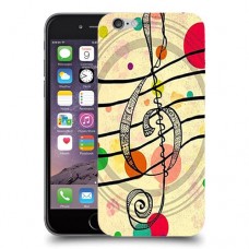 מוסיקה היא החיים שלי כיסוי מגן קשיח מעוצב ל Apple iPhone 6 יחידה אחת סקרין מובייל