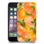 אפרסקים כתומים כיסוי מגן קשיח מעוצב ל Apple iPhone 6 יחידה אחת סקרין מובייל