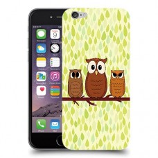 משפחת ינשוף כיסוי מגן קשיח מעוצב ל Apple iPhone 6 יחידה אחת סקרין מובייל