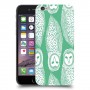 ינשופים על ירוק כיסוי מגן קשיח מעוצב ל Apple iPhone 6 יחידה אחת סקרין מובייל