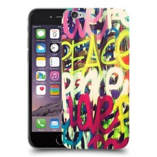 אהבת שלום כיסוי מגן קשיח מעוצב ל Apple iPhone 6 יחידה אחת סקרין מובייל