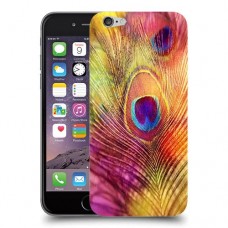 נוצת טווס כיסוי מגן קשיח מעוצב ל Apple iPhone 6 יחידה אחת סקרין מובייל
