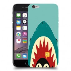 פינגווין בכריש כיסוי מגן קשיח מעוצב ל Apple iPhone 6 יחידה אחת סקרין מובייל