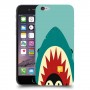 פינגווין בכריש כיסוי מגן קשיח מעוצב ל Apple iPhone 6 יחידה אחת סקרין מובייל