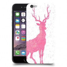 צבי ורוד כיסוי מגן קשיח מעוצב ל Apple iPhone 6 יחידה אחת סקרין מובייל