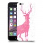 צבי ורוד כיסוי מגן קשיח מעוצב ל Apple iPhone 6 יחידה אחת סקרין מובייל
