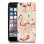 פלמינגו ורוד כיסוי מגן קשיח מעוצב ל Apple iPhone 6 יחידה אחת סקרין מובייל