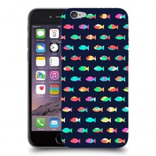 קשת בדגים כיסוי מגן קשיח מעוצב ל Apple iPhone 6 יחידה אחת סקרין מובייל