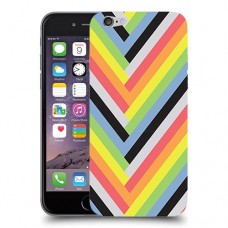 פסים קשת כיסוי מגן קשיח מעוצב ל Apple iPhone 6 יחידה אחת סקרין מובייל