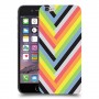 פסים קשת כיסוי מגן קשיח מעוצב ל Apple iPhone 6 יחידה אחת סקרין מובייל