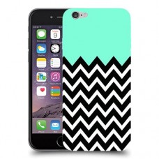 פסים במנטה כיסוי מגן קשיח מעוצב ל Apple iPhone 6 יחידה אחת סקרין מובייל