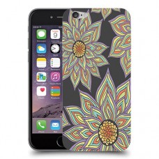 חמניות בשחור כיסוי מגן קשיח מעוצב ל Apple iPhone 6 יחידה אחת סקרין מובייל