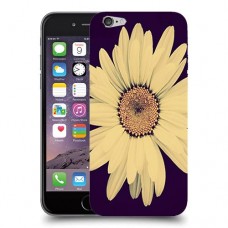 חמניות בשחור כיסוי מגן קשיח מעוצב ל Apple iPhone 6 יחידה אחת סקרין מובייל