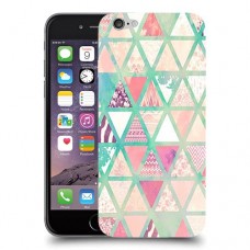 משולשים כיסוי מגן קשיח מעוצב ל Apple iPhone 6 יחידה אחת סקרין מובייל