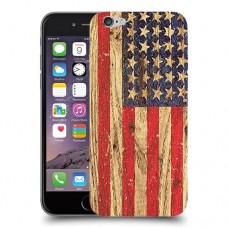 עץ ארצות הברית כיסוי מגן קשיח מעוצב ל Apple iPhone 6 יחידה אחת סקרין מובייל