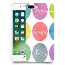 אהבה צחוק חיים כיסוי מגן קשיח מעוצב ל Apple iPhone 7 Plus יחידה אחת סקרין מובייל