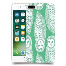 ינשופים על ירוק כיסוי מגן קשיח מעוצב ל Apple iPhone 7 Plus יחידה אחת סקרין מובייל