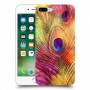 נוצת טווס כיסוי מגן קשיח מעוצב ל Apple iPhone 7 Plus יחידה אחת סקרין מובייל