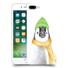 פינגווין בקור כיסוי מגן קשיח מעוצב ל Apple iPhone 7 Plus יחידה אחת סקרין מובייל