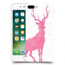 צבי ורוד כיסוי מגן קשיח מעוצב ל Apple iPhone 7 Plus יחידה אחת סקרין מובייל