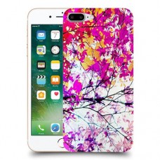 סתיו סגול כיסוי מגן קשיח מעוצב ל Apple iPhone 7 Plus יחידה אחת סקרין מובייל