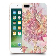 חמניות מוזרה סגולה כיסוי מגן קשיח מעוצב ל Apple iPhone 7 Plus יחידה אחת סקרין מובייל